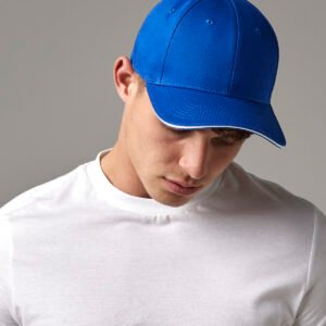 EarthAware® classic organic cotton 6-panel cap – sandwich peak