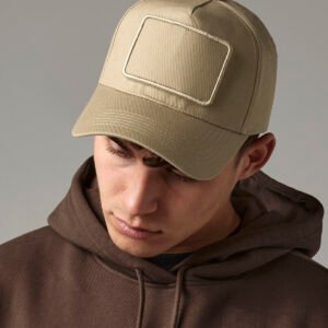 Removable patch 5-panel cap