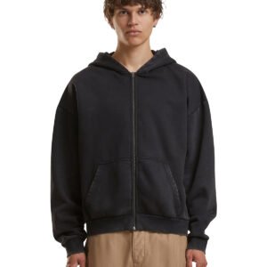 Vintage heavy zip hoodie