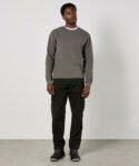 Regular fit piqué sweatshirt