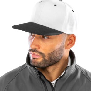 Bronx original flat peak snapback dual colour cap