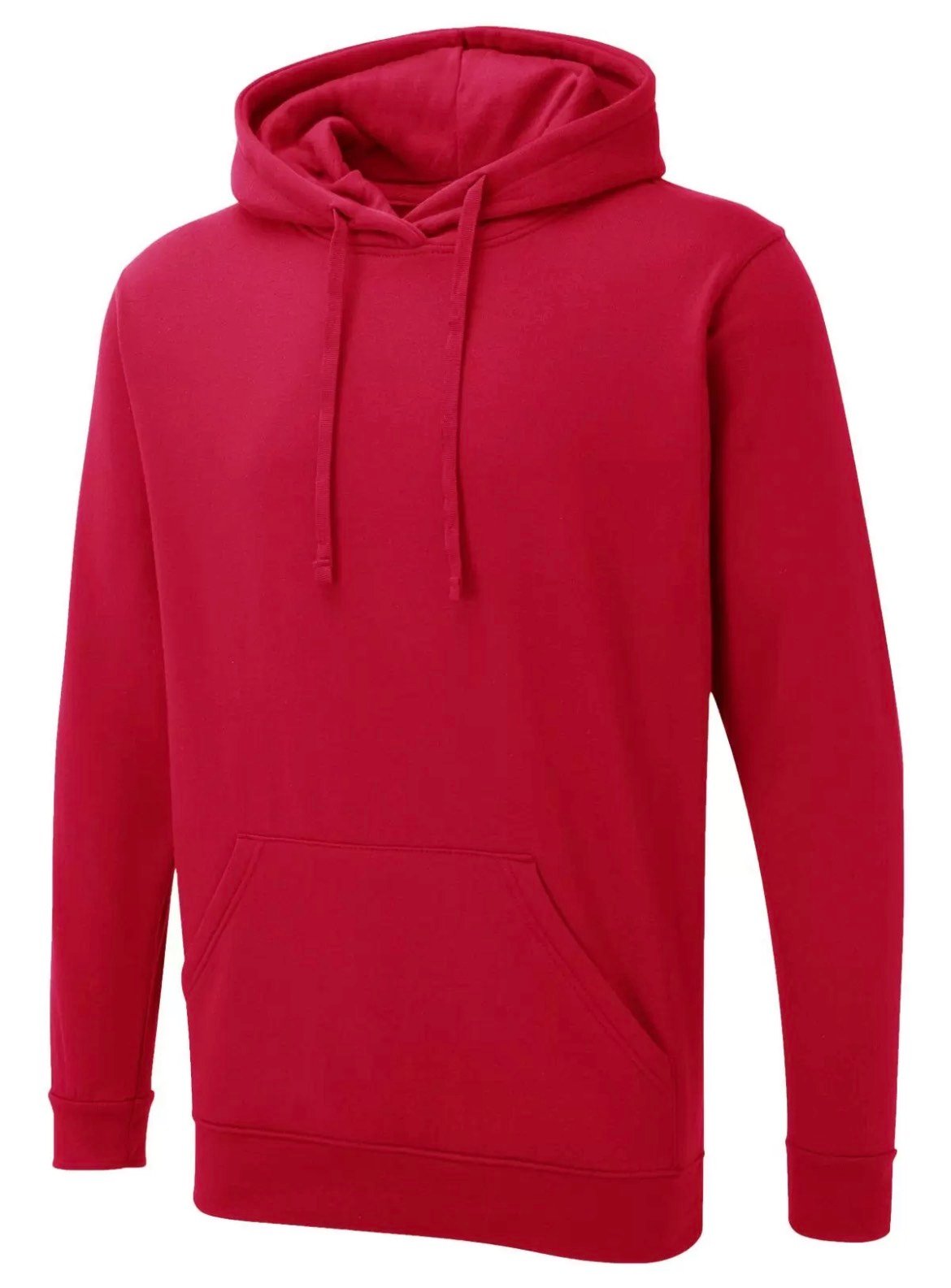 Red school leavers hoodie colour option